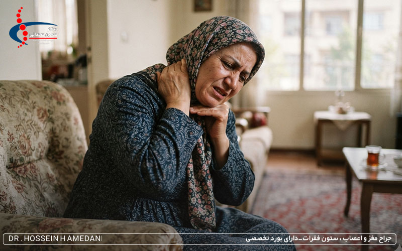 علائم دیسک گردن یا آرتروز گردن